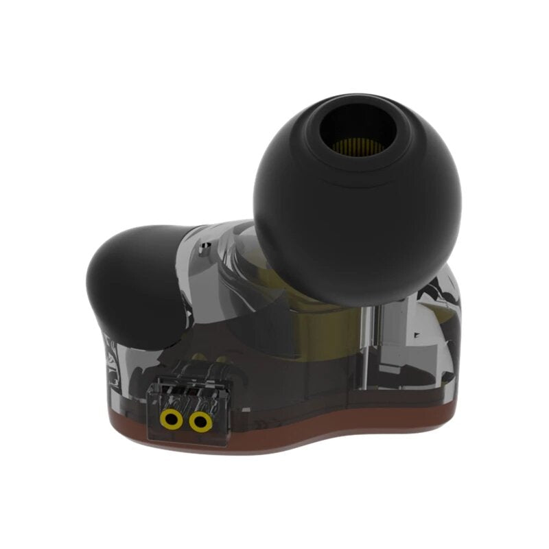 Coffee Bean in Ear Monitor Wired Earphone 1DD 10MM Dual Magnetic Hi-Fi Bass Sound Headset with Detachable Cable