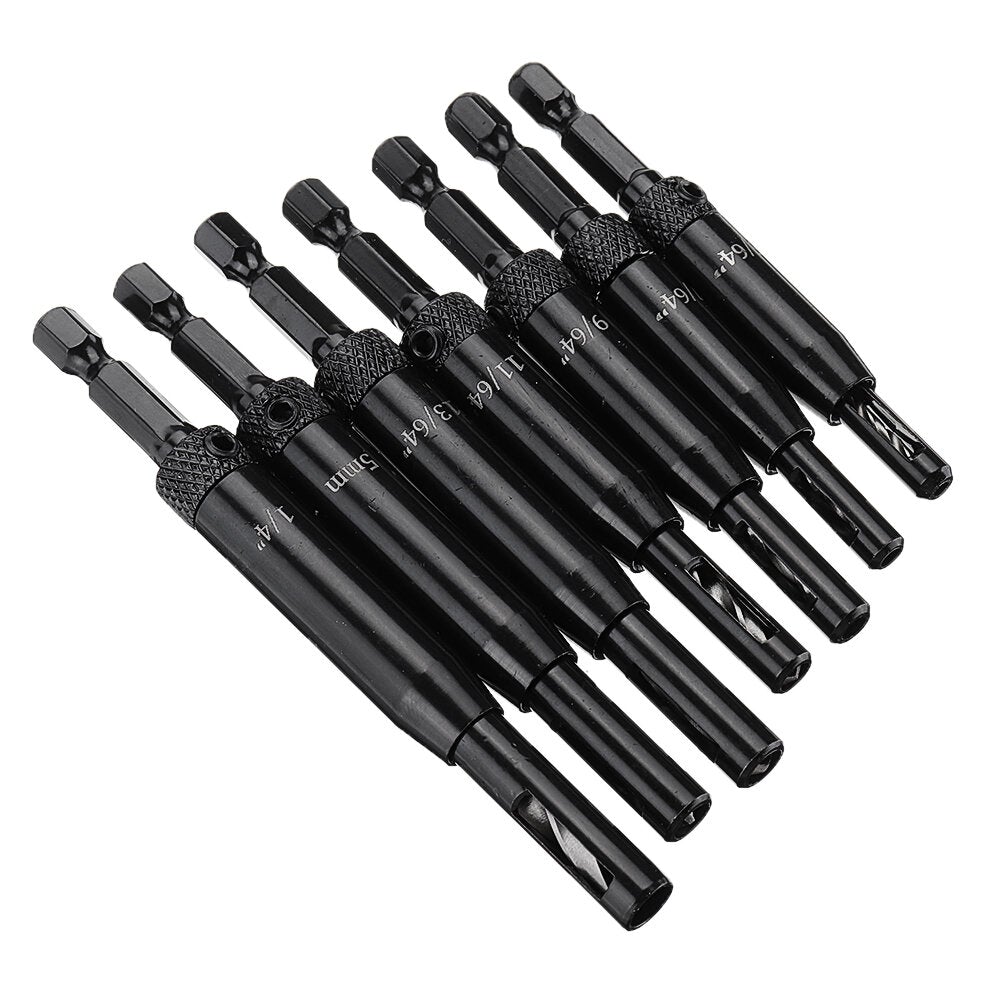 Aluminium Alloy Self Centering Door Hinges Drill Bit Hole Puncher Reaming Tool Countersink Drill Bit
