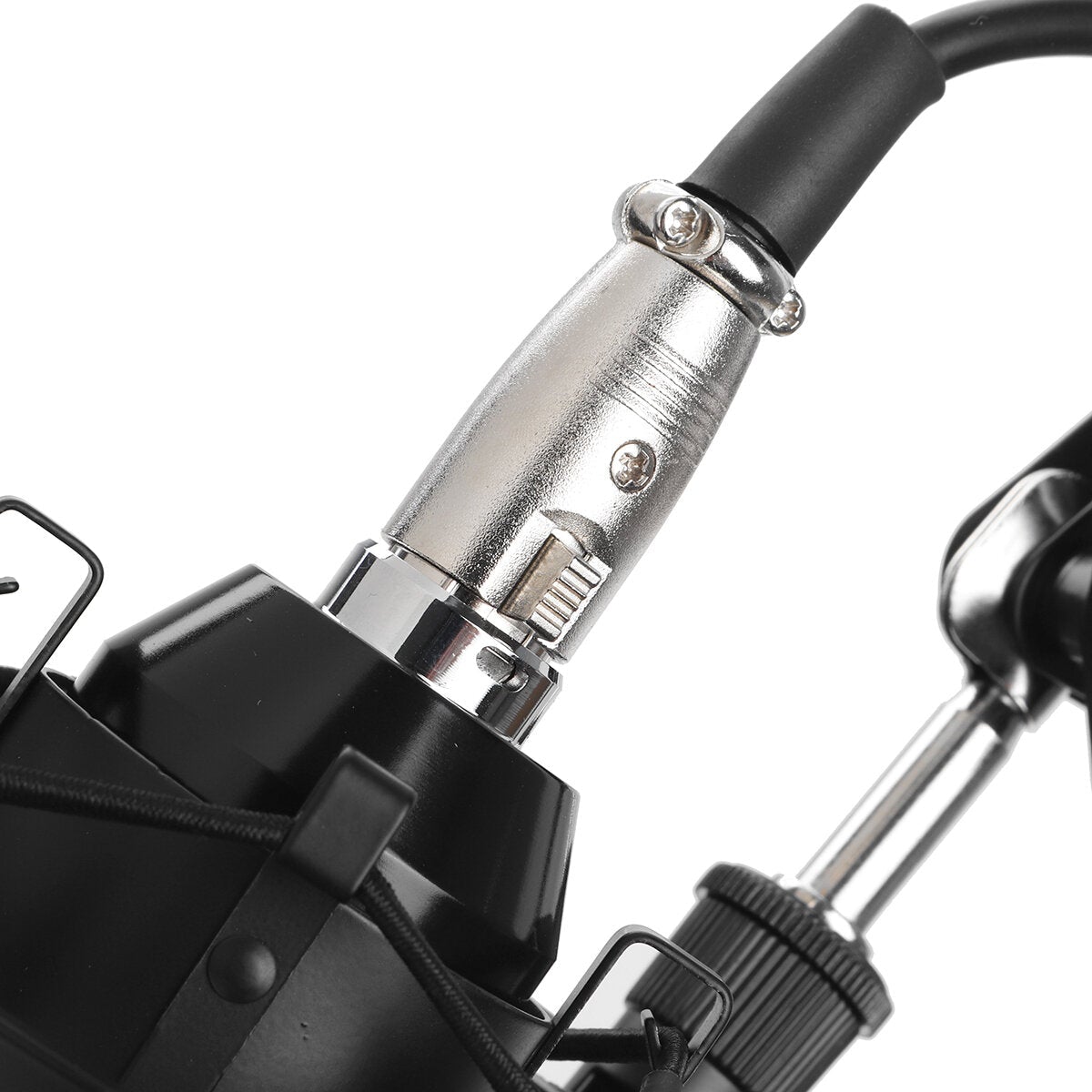 Pro Condenser Microphone Kit Studio Suspension Boom Scissor Arm Stand with Fliter