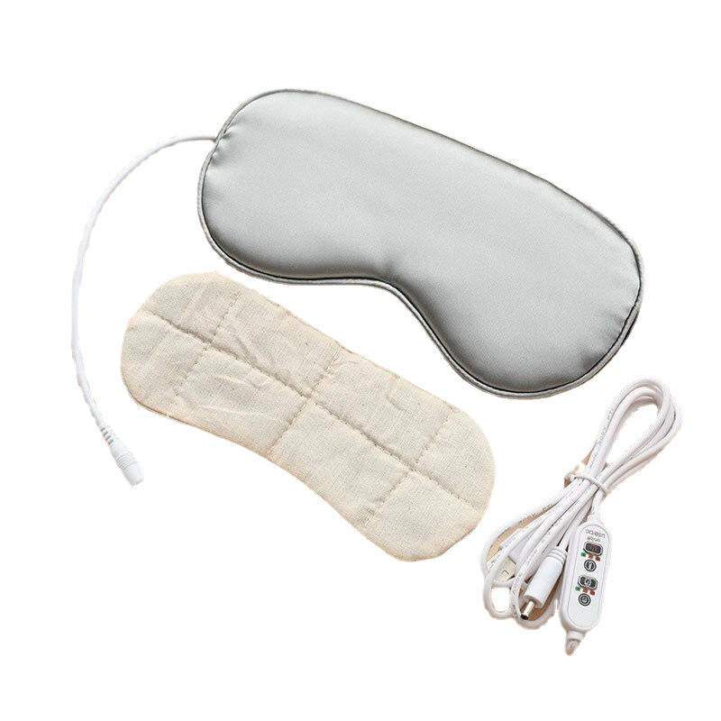 Electrical USB Sleep Mask Temperature Control Heat Steam Eye Patch Night Sleeping