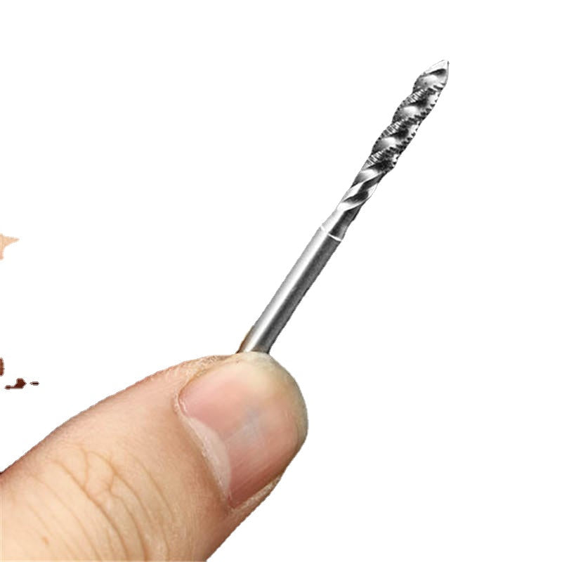 10pcs M3x0.5 Machine Hand Screw Tap Thread Metric Plug Tap Titanium Coated Drill Bits
