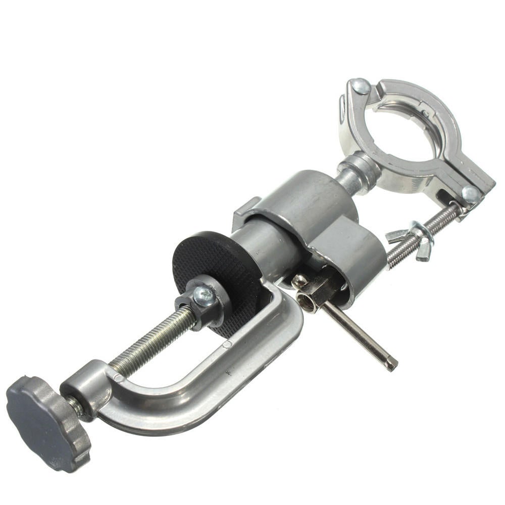 Clamp-on Grinder Bench Vises Holder Tool for Electric Drill Stand Rotary Tools
