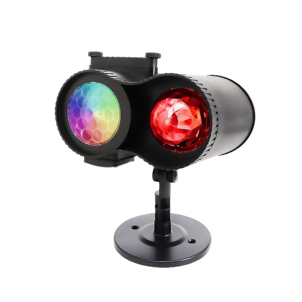 64 Patterns LED Christmas Snowflake Projector Light Outdoor Lawn Lamp Waterproof