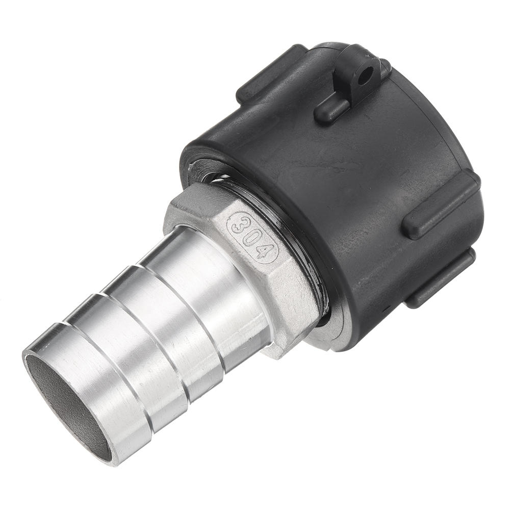 Tank Coarse Thread Drain Adapter to 38/45/50/60mm Stainless Steel Hose Outlet Connector Replacement Valve Fitting Parts for Home Garden