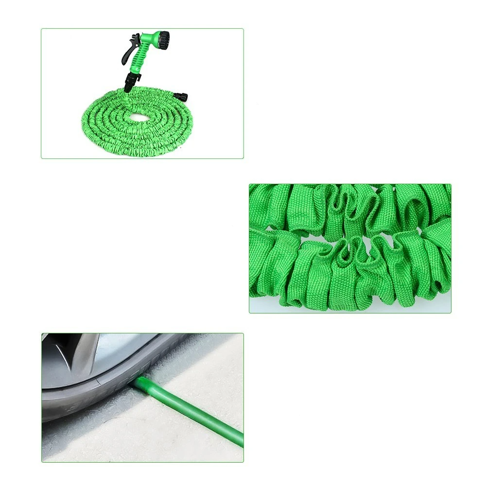 23M / 75ft Garden Hose Upgrade Expandable Magic Flexible Water Hose Plastic Hoses Pipe