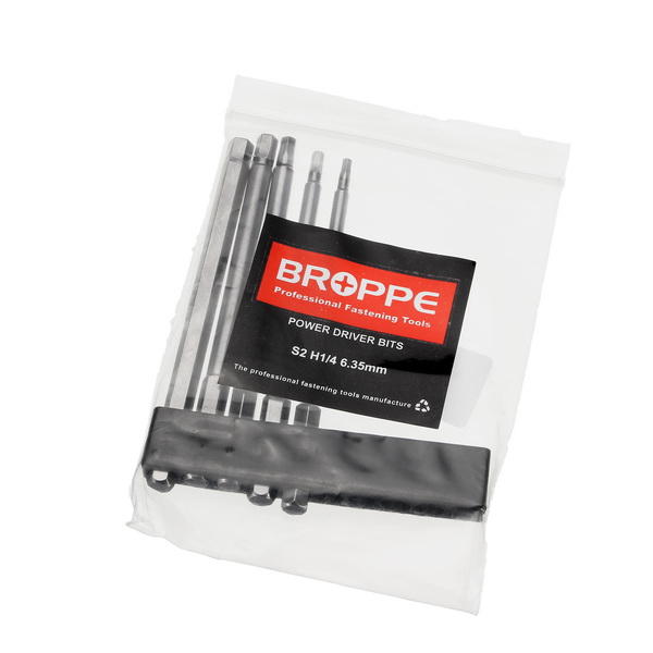 5Pcs 100mm H2.5-H6 Hex Head Screwdriver Bit 1/4 Inch Hex Shank Magnetic Screwdriver Bits