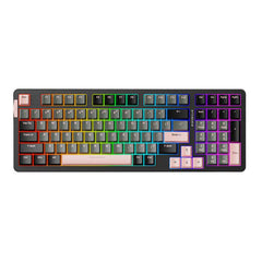 Customized Mechanical Gaming Keyboard 97 Keys Wired Type-C PBT Keycaps Hot Swappable Gasket Structure Set RGB Backlit with Supplement Keycaps