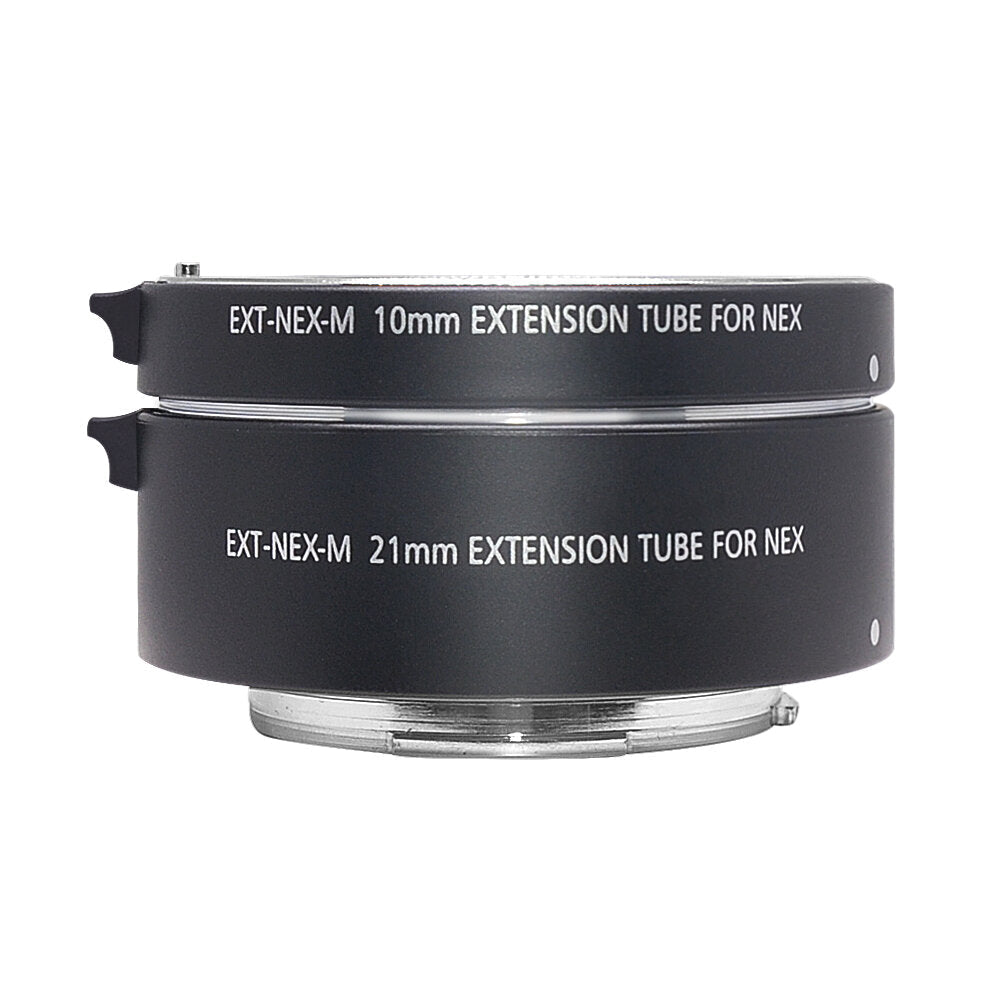 Aluminum Alloy Auto Focus Macro Extension Tube Adapter Ring 10+21mm for Sony E FE-Mount A7 NEX