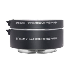 Aluminum Alloy Auto Focus Macro Extension Tube Adapter Ring 10+21mm for Sony E FE-Mount A7 NEX
