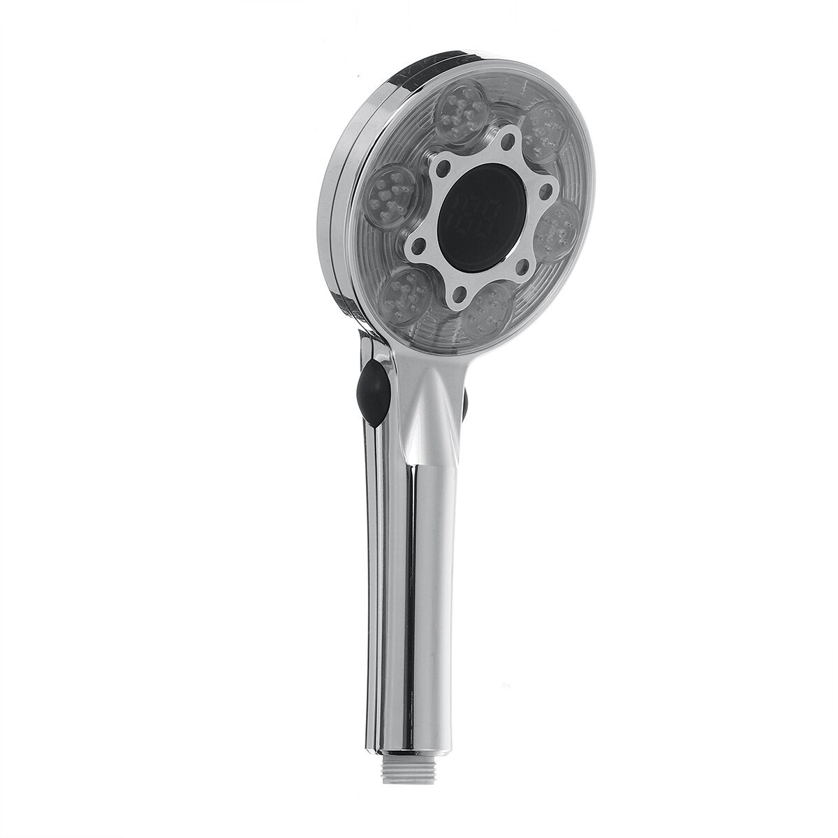 3 Color LED Shower Head Digital LCD Display Temperature Control Shower Head