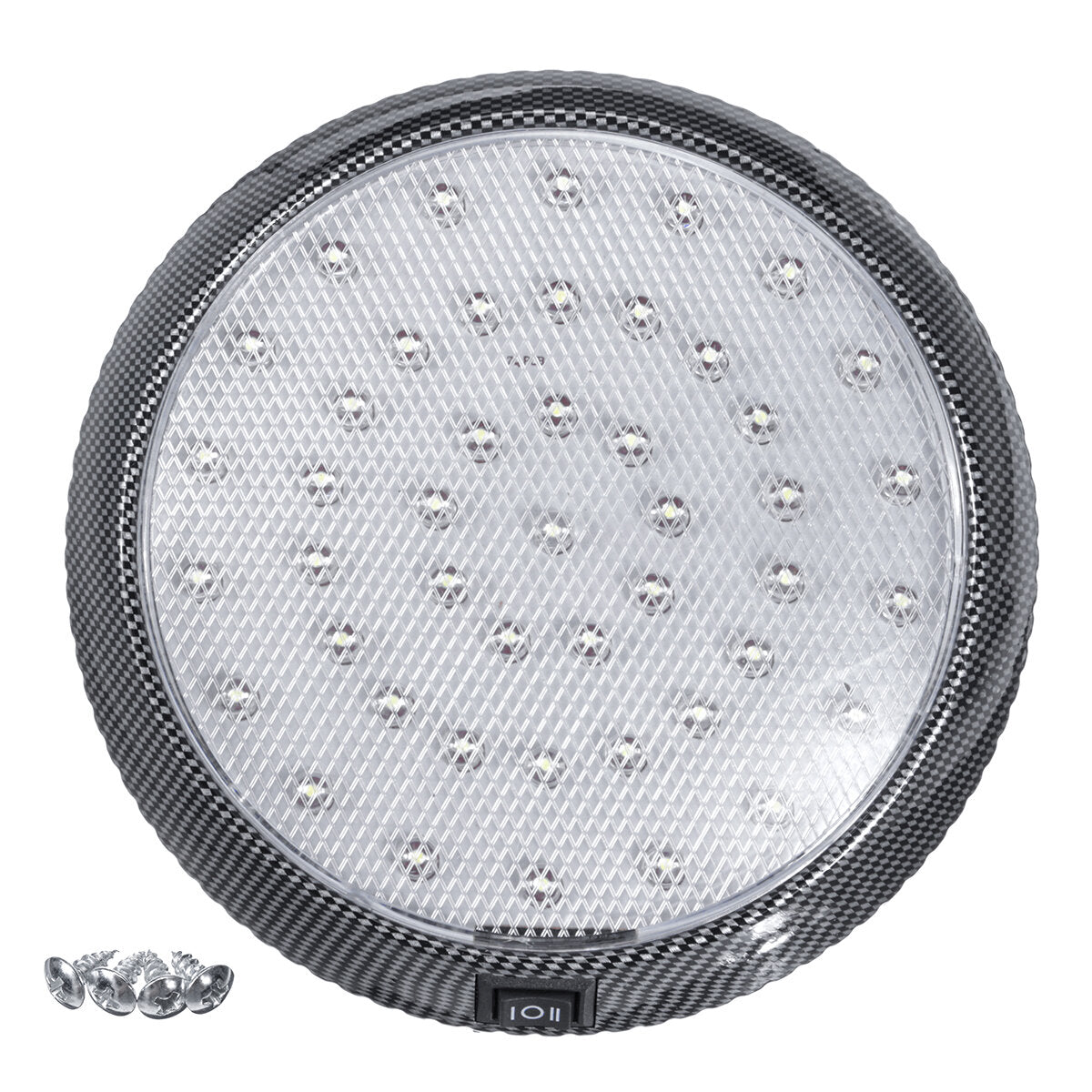 12V 46 LED Roof Lights Reading Lamp With Switch For Camper Caravan/RV Motorhome Boat