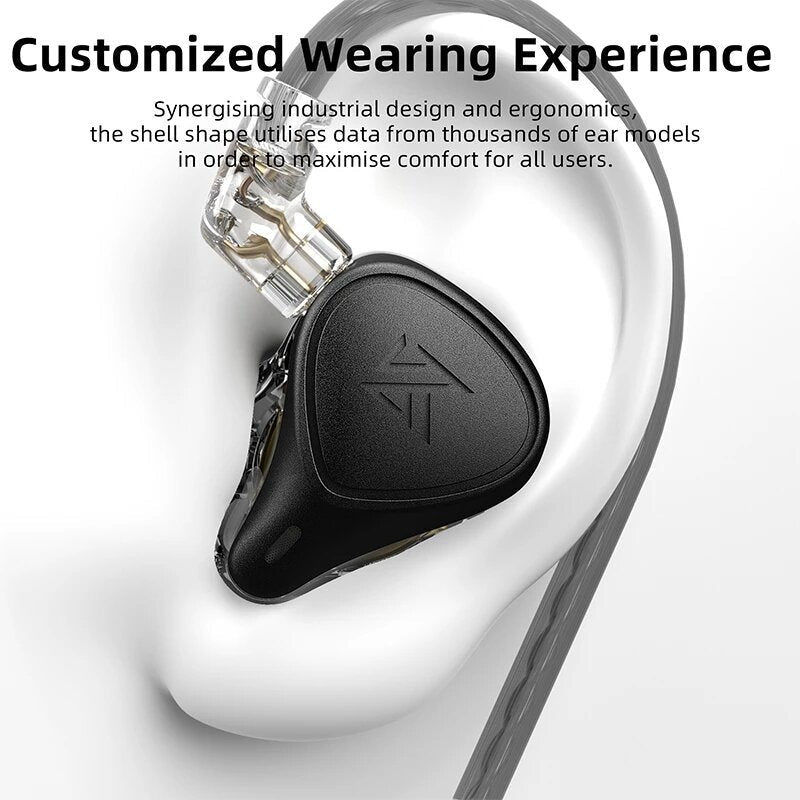 3.5mm Wired Earphone Electrostatic Balanced Dynamic Monitor Sport Music Earphone Headphones