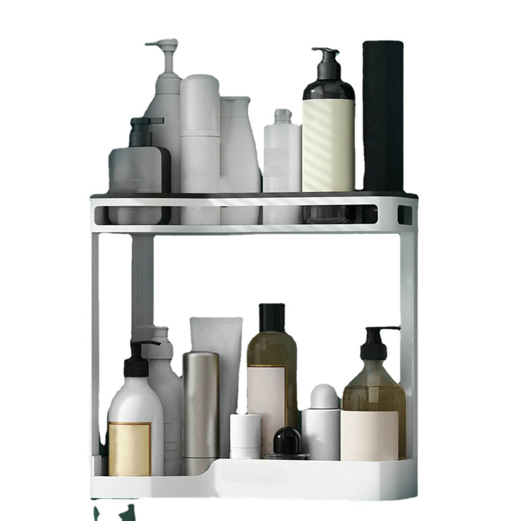 Drain able Wall Shelves High Capacity Storage Rack Bathroom Organizer Home Storage For Toilet Kitchen Bathroom