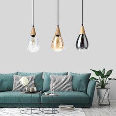 Modern Glass Pendant Light Ceiling Lamp Home Chandelier Fixture Decoration
