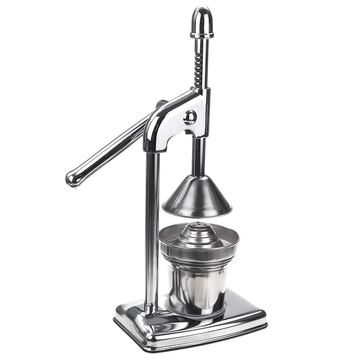Stainless Steel Manual Citrus Juicer Orange Lemon Manual Juice Squeezer Silver