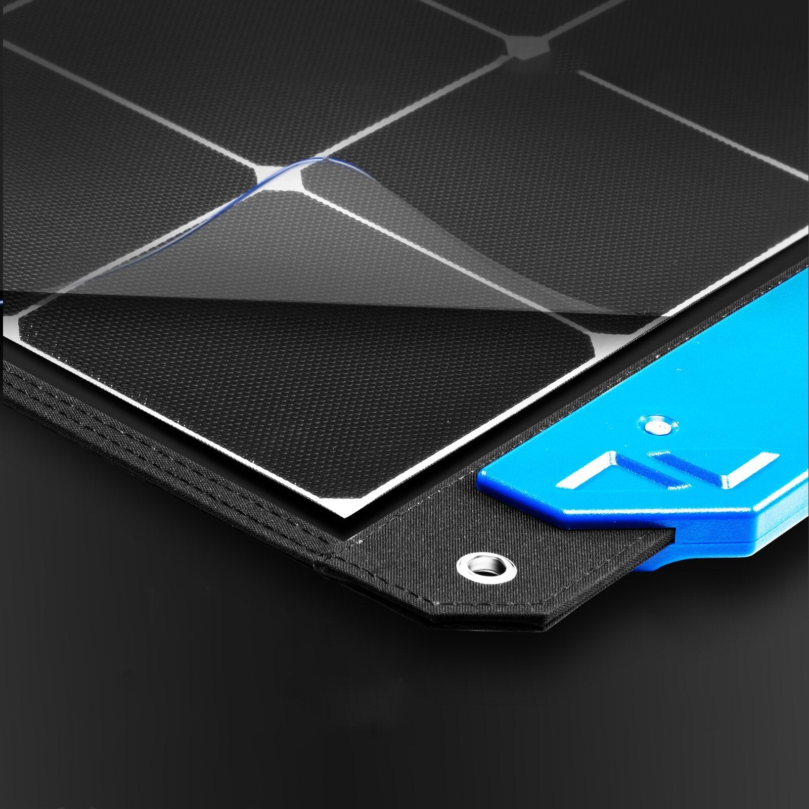 100W Portable Solar Panel Monocrystalline Solar Cells Foldable Suitcase Solar Charger Compatible With Generators Power Station For RV Outdoor Camping