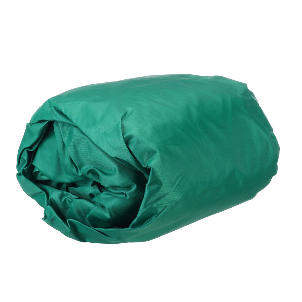 Heavy Duty Boat Cover Dustproof Waterproof Trailerable Fishing Ski Bass V-Hull Runabouts Green