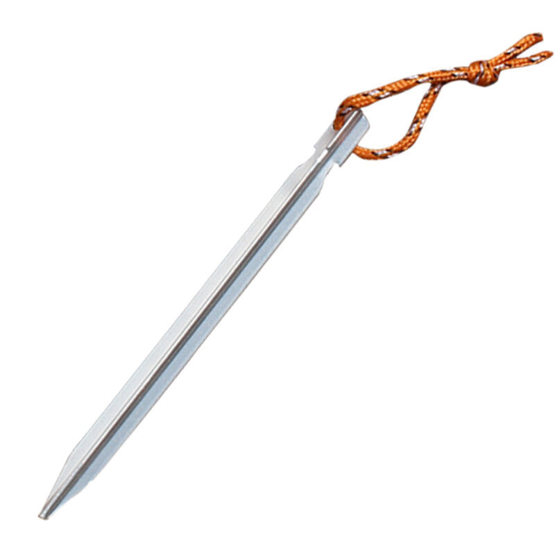 18CM Sun Shade Camping Tent Nails Reflective Tent Rope Stable Aluminum Alloy Portable Tent Accessories