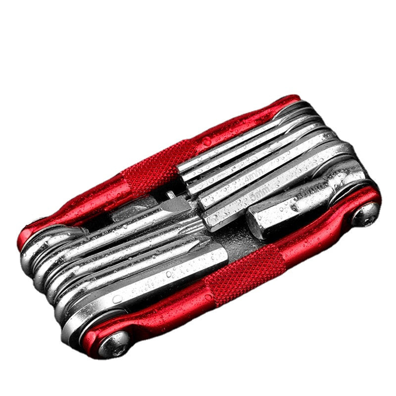 11 In 1 Multi-Function Bicycle Repair Tool Allen Wrench Slotted/Phillips Screwdriver Chain Cutter Bike Tools Kit Cycling Fishing