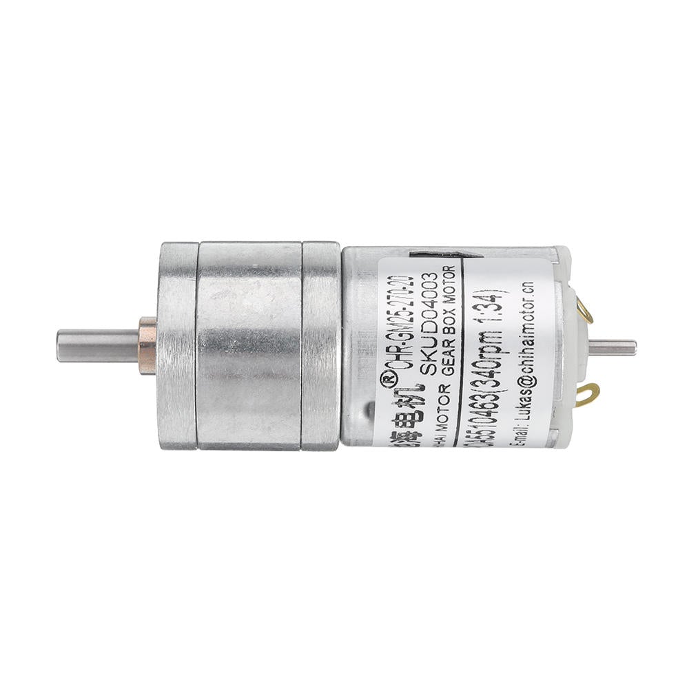 DC 7.4V 340rpm 550rpm Reduction Motor DC Geared Motor