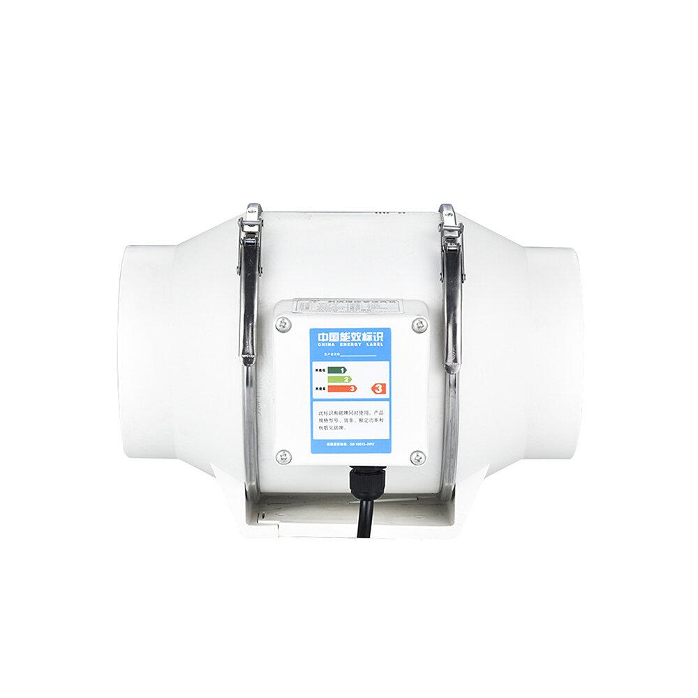 Home Silent Inline Pipe Exhaust Fan Duct Fan Bathroom Kitchen Ventilation Toilet