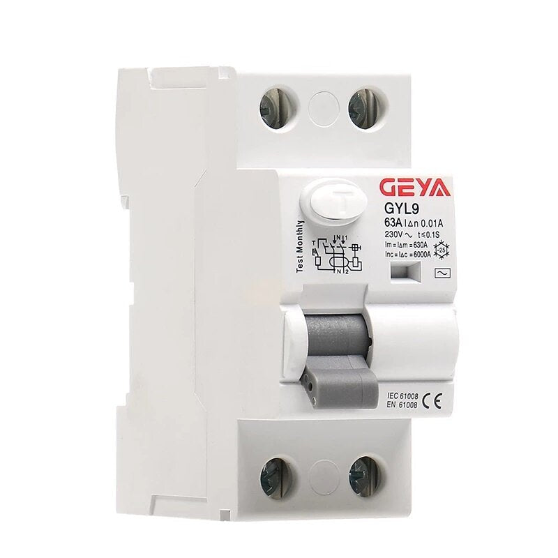 Type RCD Residual Current Circuit Breakers Differential Breakers Safety Switch