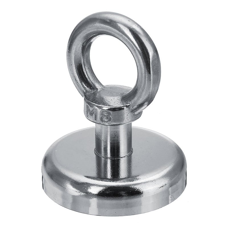 98kg 48mm Neodymium Recovery Magnet Salvage Recovery Fishing Magnet for Detecting Metal Treasure