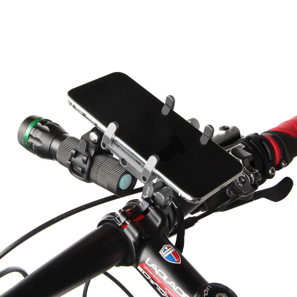 60-100mm Bike Phone Holder Aluminum Alloy 270 Rotation Bicycle Motorcycle Phone Mount Cycling