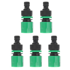 5Pcs Dual-use Connectors Garden Water Quick Coupling 1/2 inch Hose Quick Connectors Garden Pipe Adapters Homebrew Watering Tubing Fitting