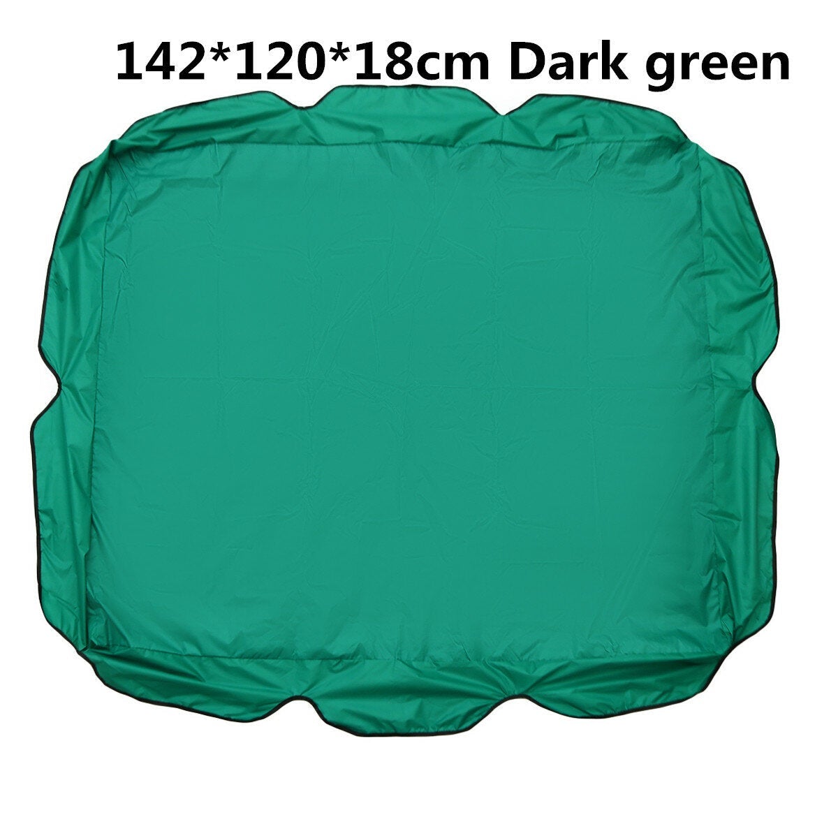142*120*18CM Two-seat Swing Ceiling Canopy Dust-proof Shade Waterproof for Outdoor Courtyard