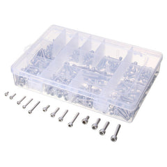M3SSH2 M3/M4/M5 A2 Stainless Steel Hex Allen Socket Cap Screws Bolts Assorted Kit 270Pcs
