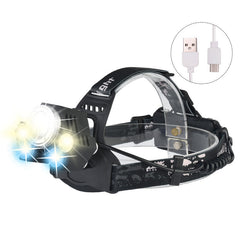 USB Headlamp Camping Hunting Bike Bicycle Cycling Motorcycle Electric 18650