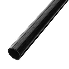 4pcs 500mm*12mm*10mm Black Carbon Fiber Tube Roll Wrapped Tube for Multicopter