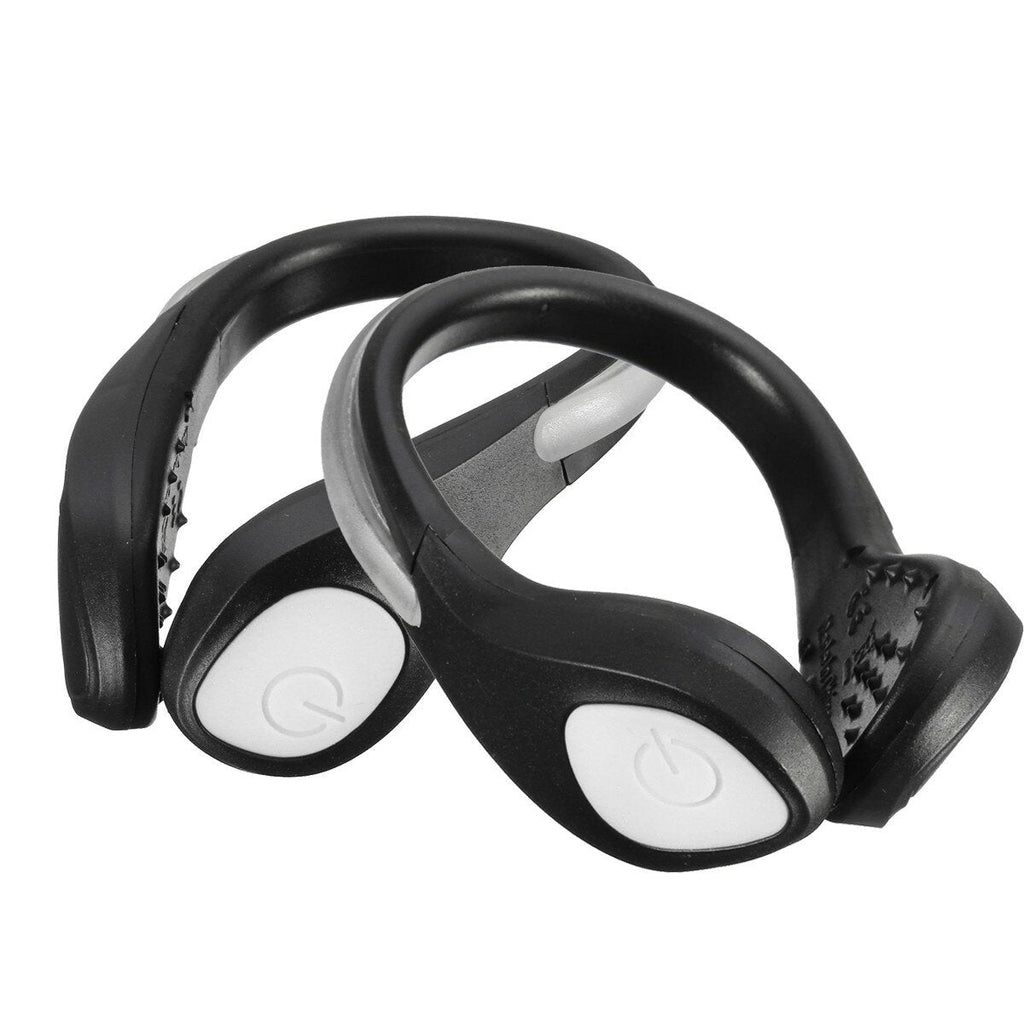 1Pair LED Luminous Shoe Clip Light Outdoor Bicycle Sports Safety Night Warn Lamp for Safety Taillight