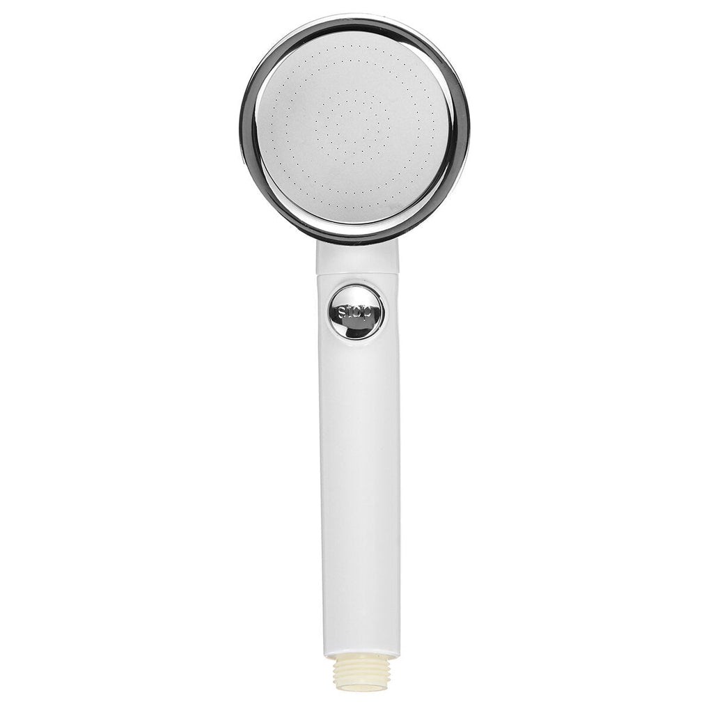 One Button Water Stop Pressurized Shower Nozzle Household Hand Held Rain