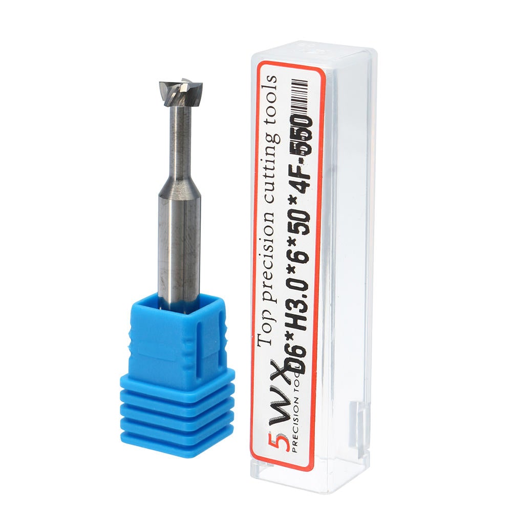 6mm X 2mm/3mm T Slot Router Bit 55 Degrees Grooving Milling Cutter Slotting Woodworking Tool