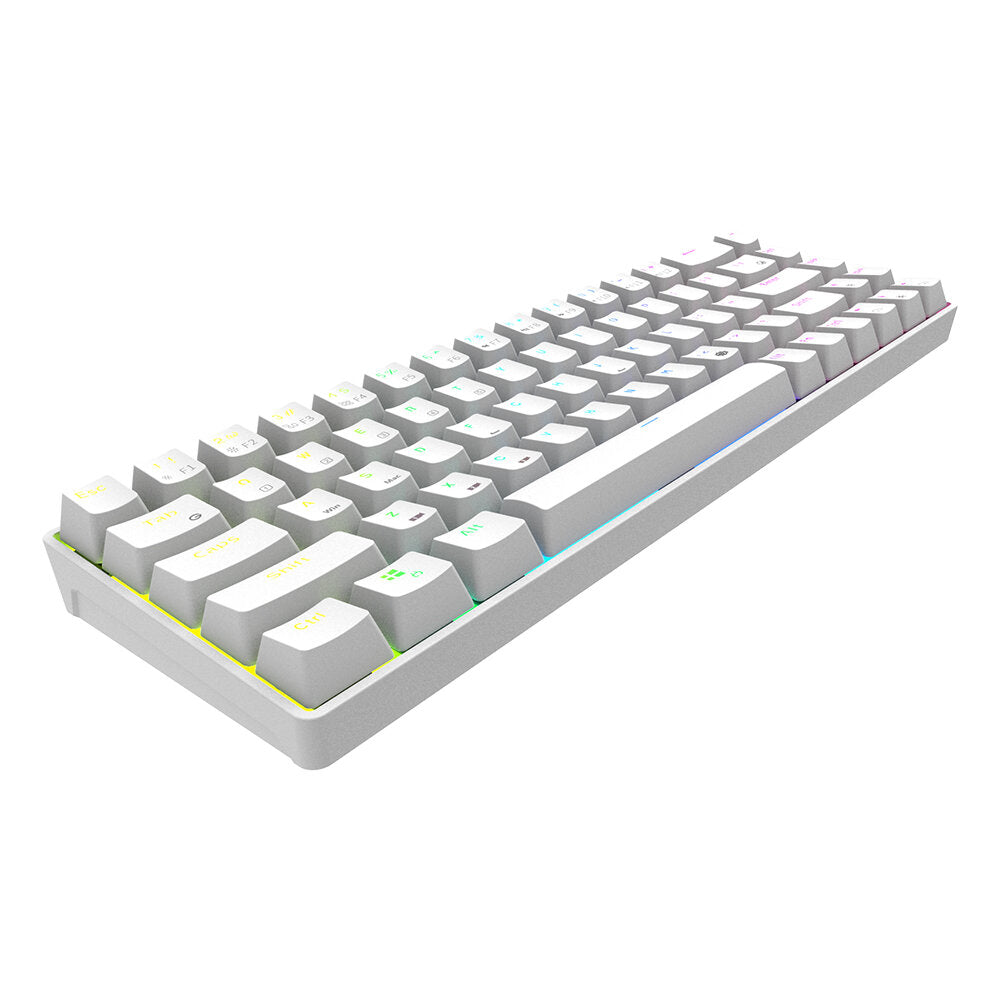 Mechanical Keyboard 68 Keys TTC Switch Hot Swappable Dual Mode Wireless Bluetooth 5.1 Type-C Wired RGB Backlit RK68 Gaming Keyboard
