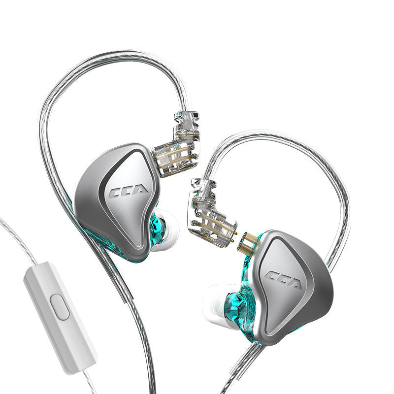 Electrostatic Drive Units and Dynamic Unit In-Ear Earphone Wired Headset Detachable Cable for C12 C10