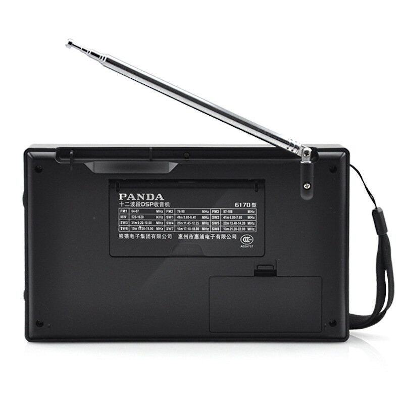 FM MW SW Radio Portable Stereo Speaker TF Card MP3 Player