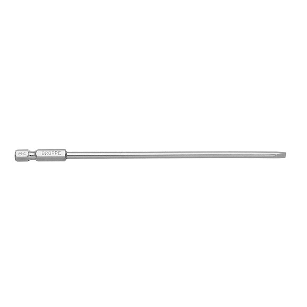 8Pcs 150mm S2 Alloy Steel SL2-SL6 Magnetic Flat Head and Cross Head Screwdriver Bits 1/4 Inch Hex Shank