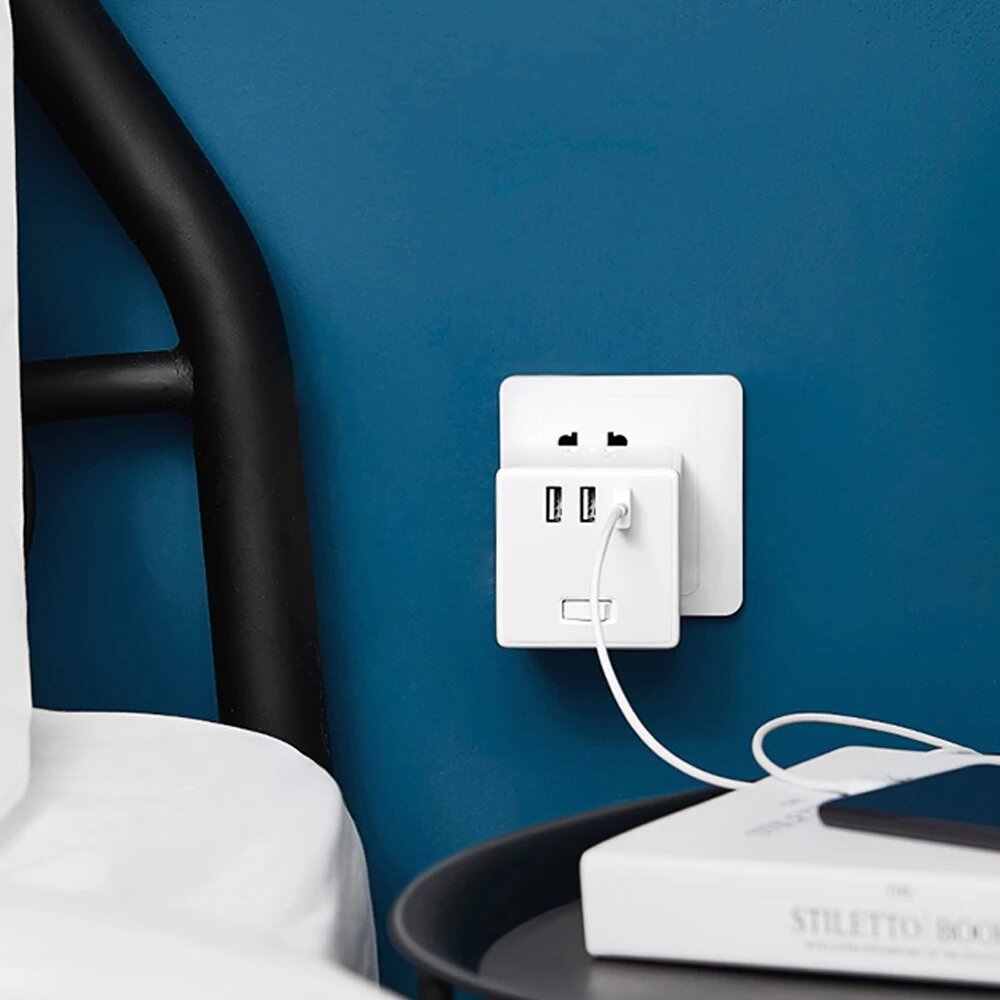 Portable Magic Cube Converter Socket 3pcs USB Chargers Adaptor Travel 6 Ports Socket Power Strips Trip Socket Plug