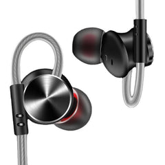 In-ear Sport Magnetic Adsorption Wired Bass Earphone Headphone With Mic
