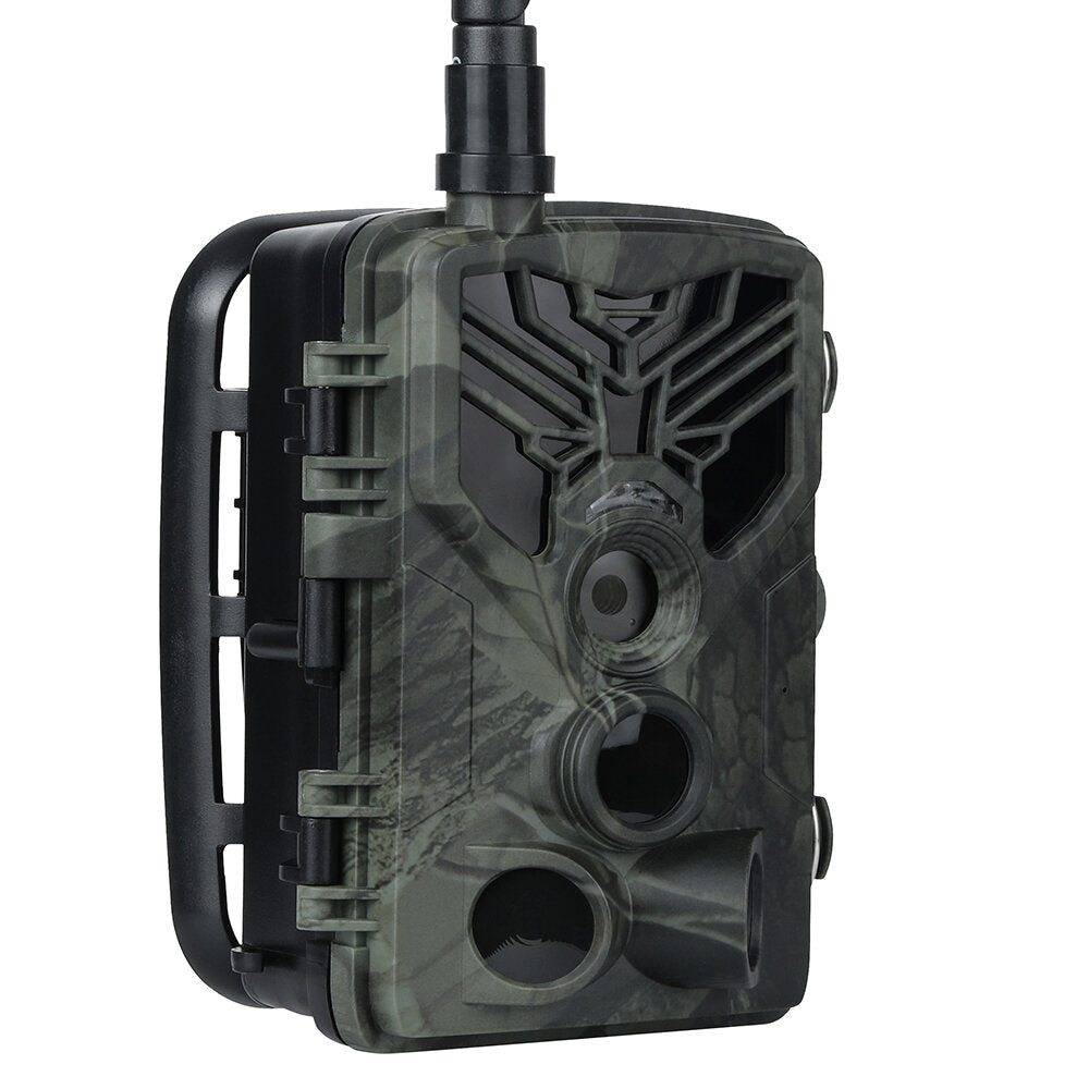 Hunting Camera Trail Camera Waterproof 30MP HD 4K Infrared Heat Sensing Night Vision Support APP for Wildlife Outdoor Photography Monitoring
