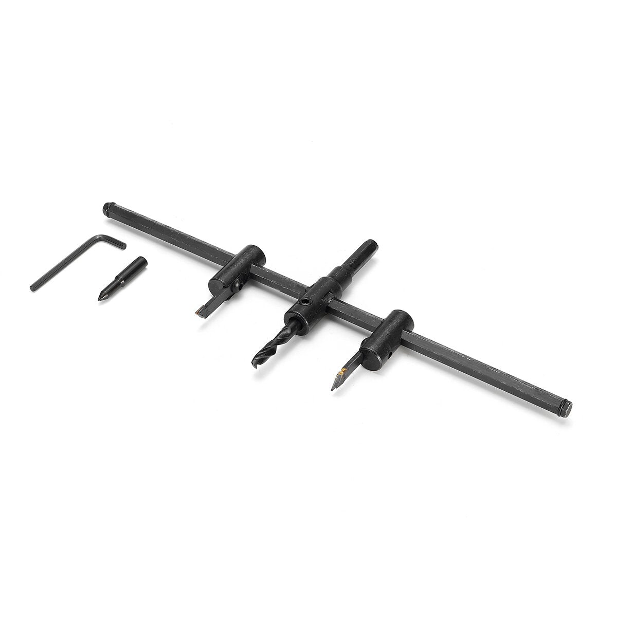 40-120/200/300mm Adjustable Circle Hole Cutter Wood Drywall Drill Bit Saw Round Cutting Blade
