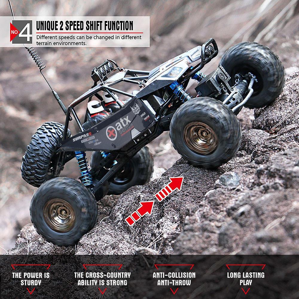2.4GHz 4WD Racing RC Car Rock Climbing RTR Pathfinder Toys