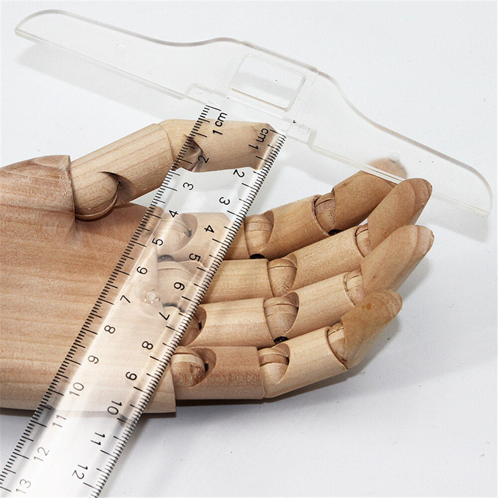 30cm/12inch T-ruler Depression Scale Drawing Ruler DIY Craft General Work Measuring Tool Stationery Office Supplies