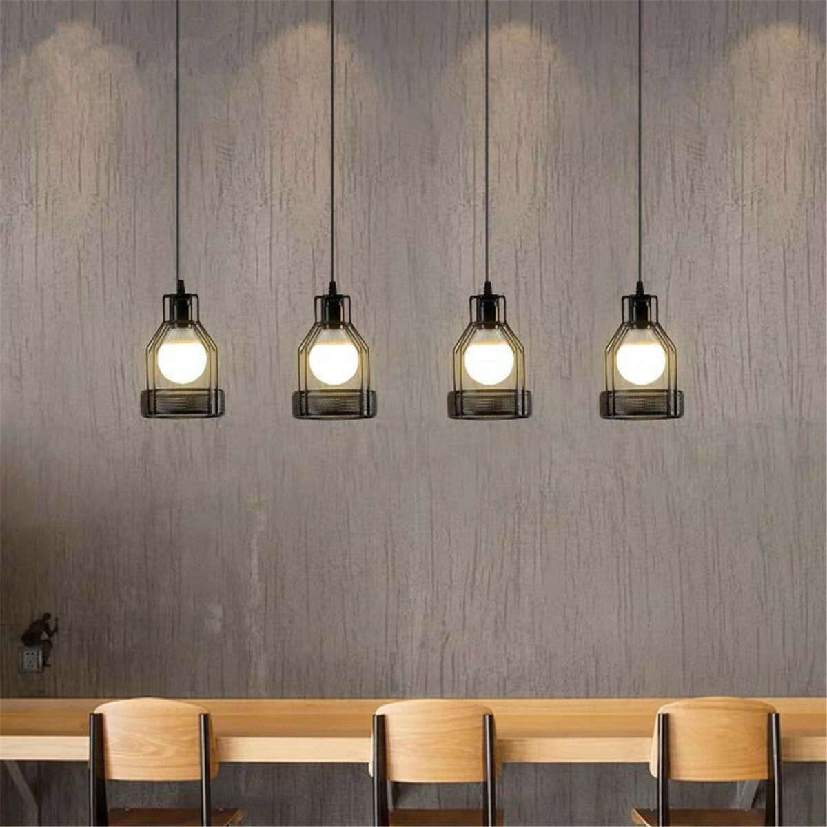 85-240V Modern Pendant Light Ceiling Lamp Hallway Bedroom Home Bar Fixture Decor Without Bulb
