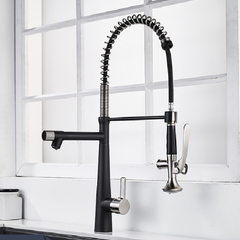 Kitchen Faucet with Flexible Pull-Down Sprayer