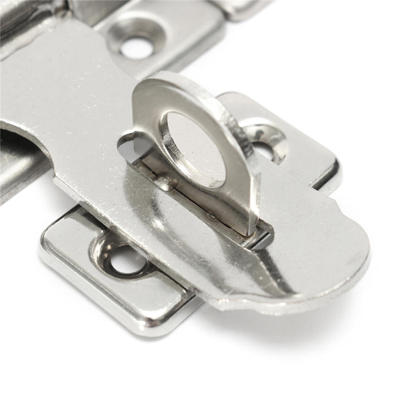 3.7 Inch Stainless Steel Hardware Door Lock Bolt Latch Padlock Clasp Catch Plate Set