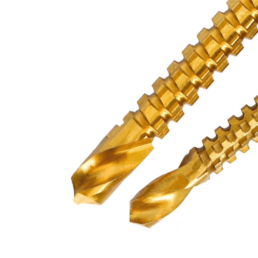 6pcs 3-8mm HSS Drill Bit Titanium Plating Coated Hole Saw Drill Bit Set Wood Hole Cutter Core Drill